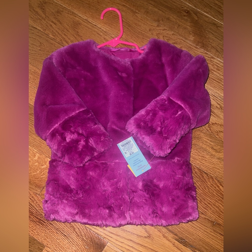 Plush Pink Kids Jacket